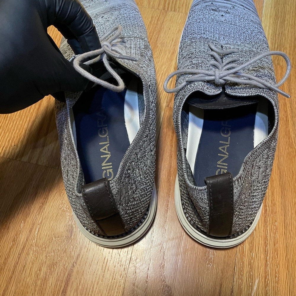 Cole Haan Men’s Knit Oxford Shoes – Size 13M – Gray – Lightweight & Comfortable